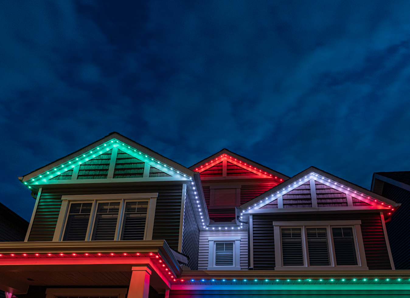 Lumières décoratives personnalisables et permanentes installées par Illumination Québec